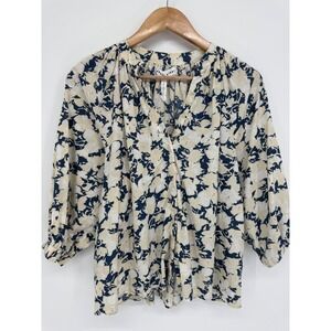 Apiece Apart Messina Shirt Women S Alina Floral Organic Cotton Cottage Boho
